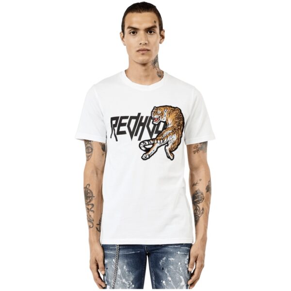 Camiseta REDHOUSE " Tiger " colorl blanco