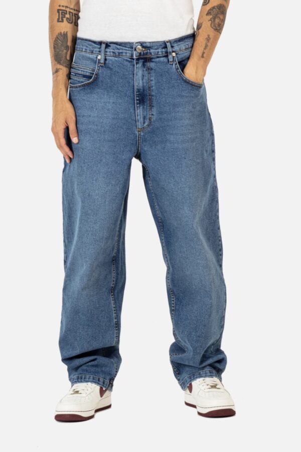 REELL Pantalon " Baggy 3149 " color azul medio