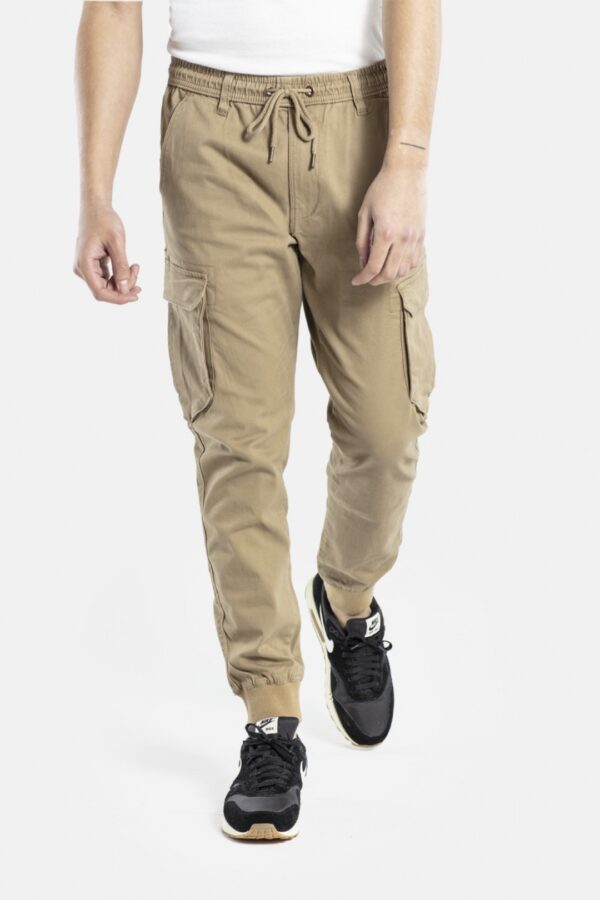 REELLPantalon"Reflex Rib Cargo"color beige