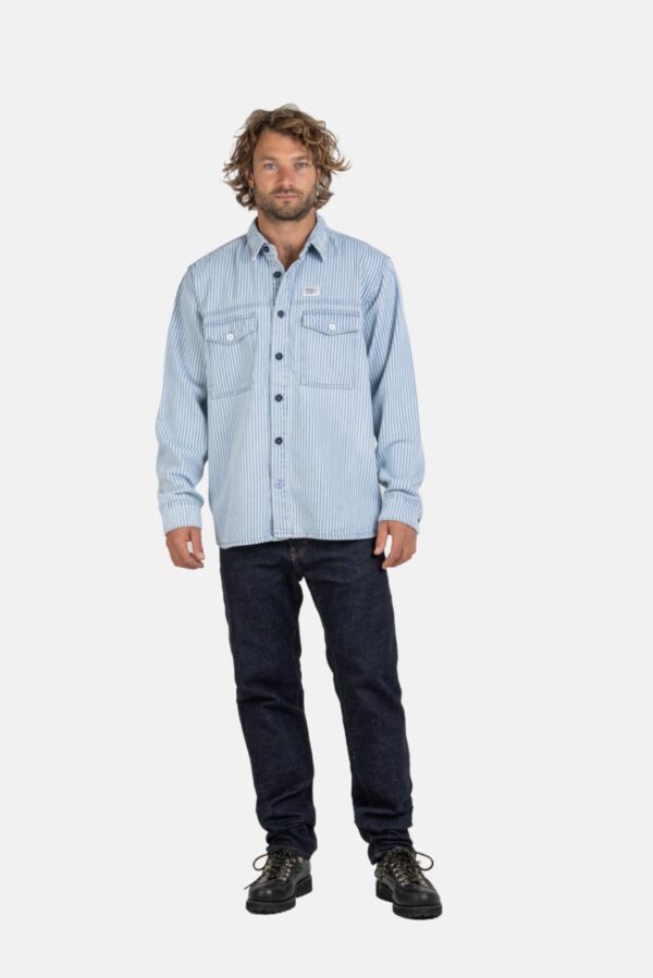 REELLSobrecamisa"Prison Overshirt"color azul