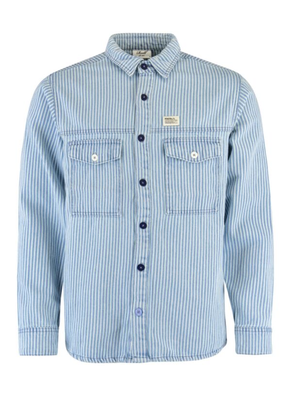 REELLSobrecamisa"Prison Overshirt"color azul