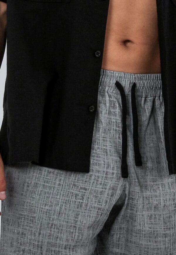 RELIGION Bermuda"PLEATED SHORTS"color gris