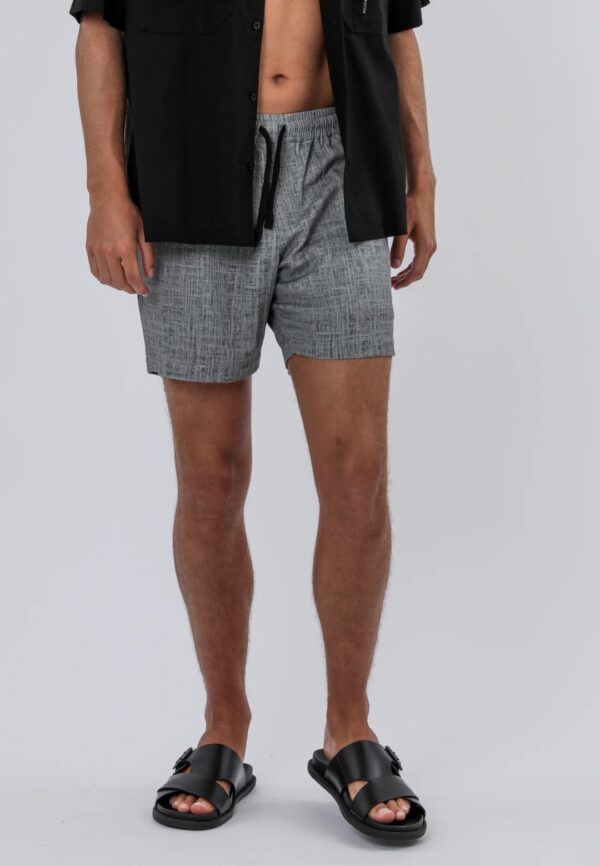 RELIGION Bermuda"PLEATED SHORTS"color gris