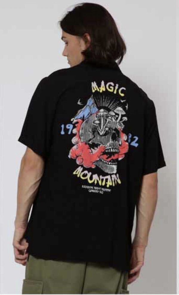 RELIGION Camisa " MAGIC MOUNTAIN SHIRT " color negro