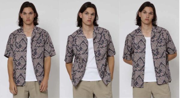 RELIGION Camisa " DIAMOND SHIRT " multicolor