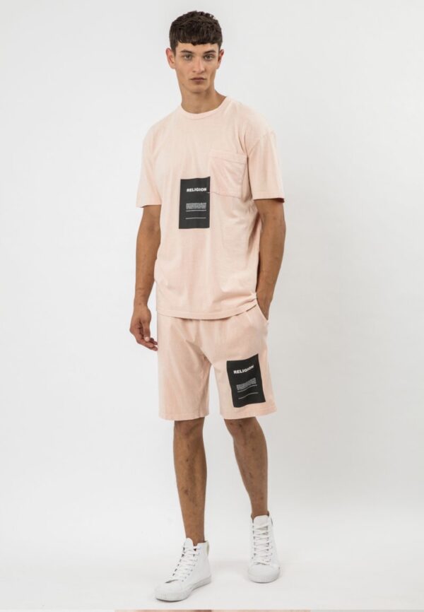 Bermudas RELIGION " Acid Patch "color rosa