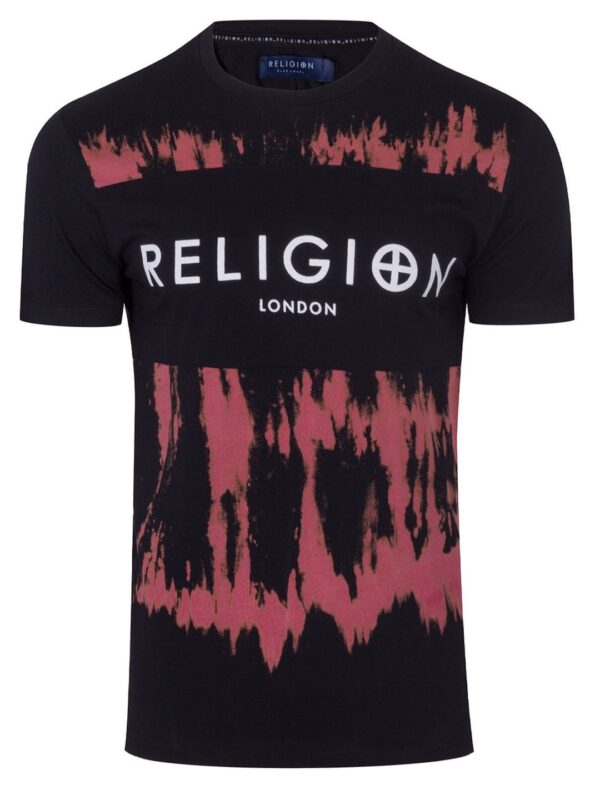 Camiseta RELIGION  " Tie Dye " color negro