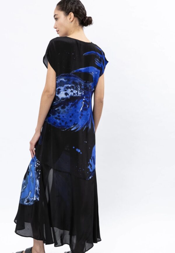 RELIGION Vestido " Jade " estampado azul