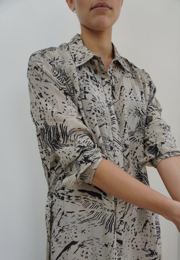 Vestido camisero RELIGION " ROOTS " color tostado