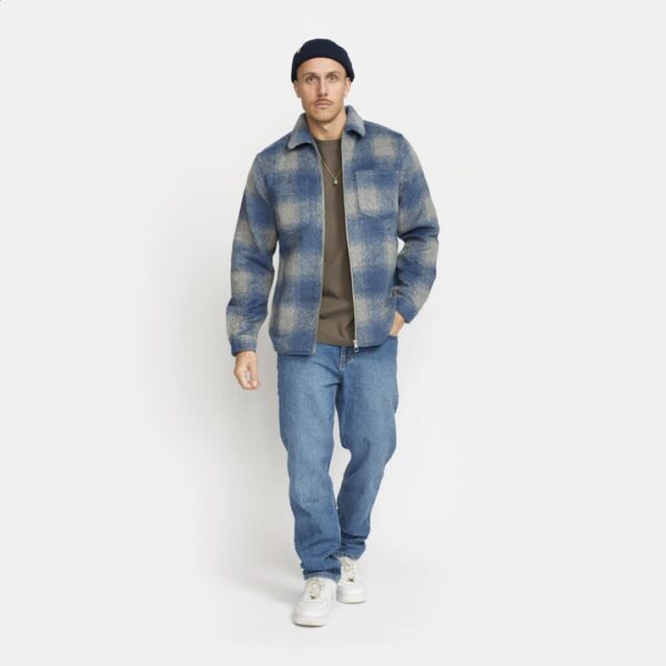 REVOLUTION Sobrecamisa cremallera color azul