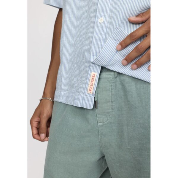 REVOLUTION Camisa "Oversize Short-sleeved Shirt" color azul