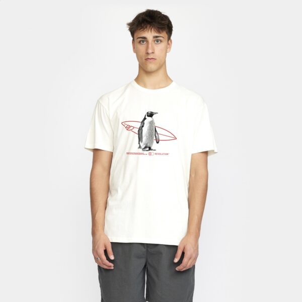 REVOLUTION Camiseta color blanco