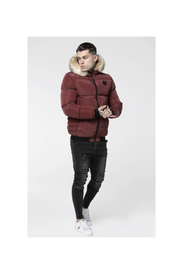 SIKSILK Chaqueta " Distance " color burdeos