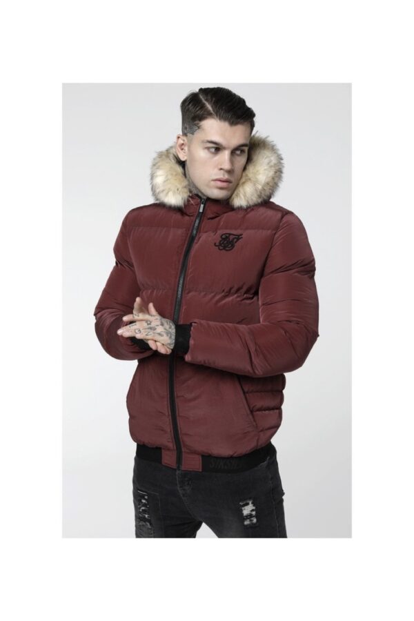 SIKSILK Chaqueta " Distance " color burdeos