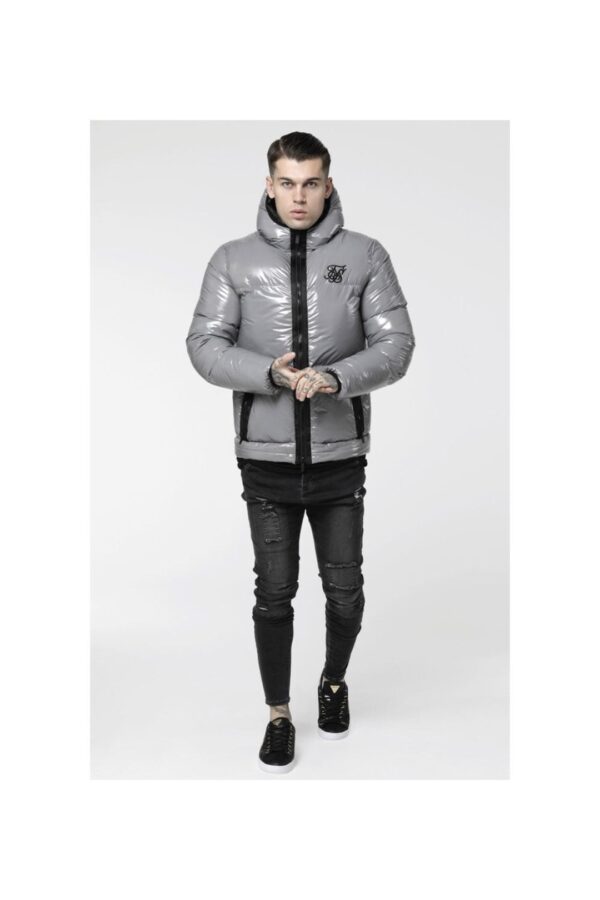 SIKSILK Chaqueta " Drven " color gris brillo