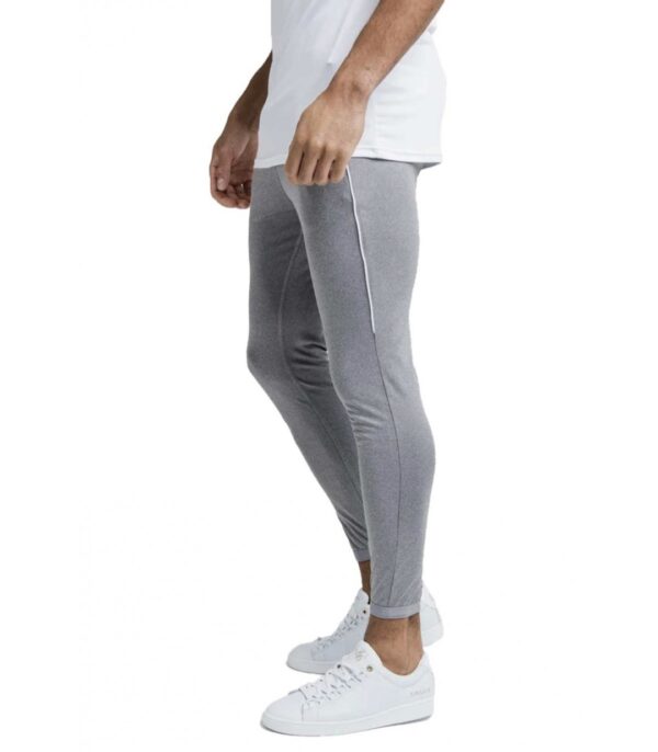 SIKSILK Pantalon " Scope Signature " color blanco-gris
