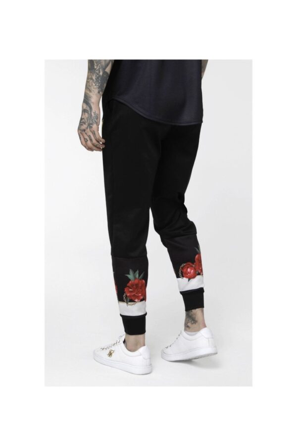SIKSILK Pantalon " Majestic Poly " color negro