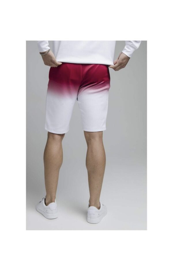 SIKSILK Bermuda " High Fade Function " color fucsia - blanco
