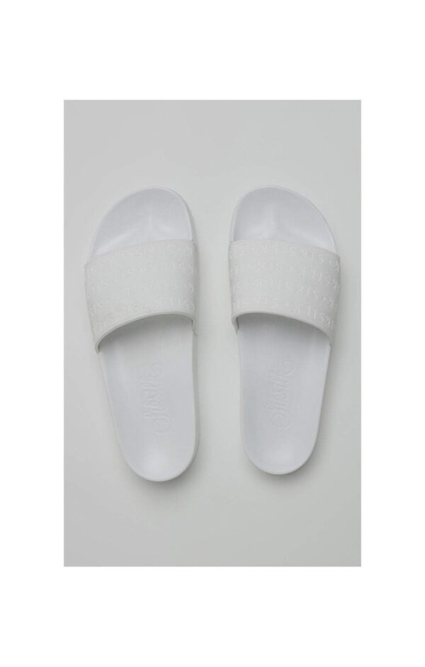 SIKSILK Chanclas " Solar " color blanco
