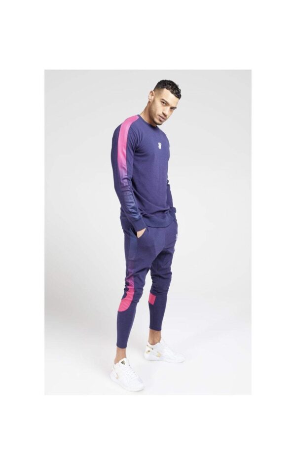 SIKSILK Sudadera " Pannel " color marino