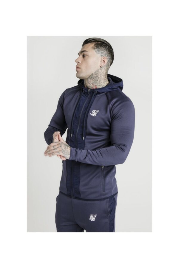 SIKSILK Chaqueta con capucha color marino