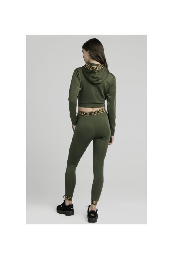 SIKSILK Sudadera " Taped Poly " color verde