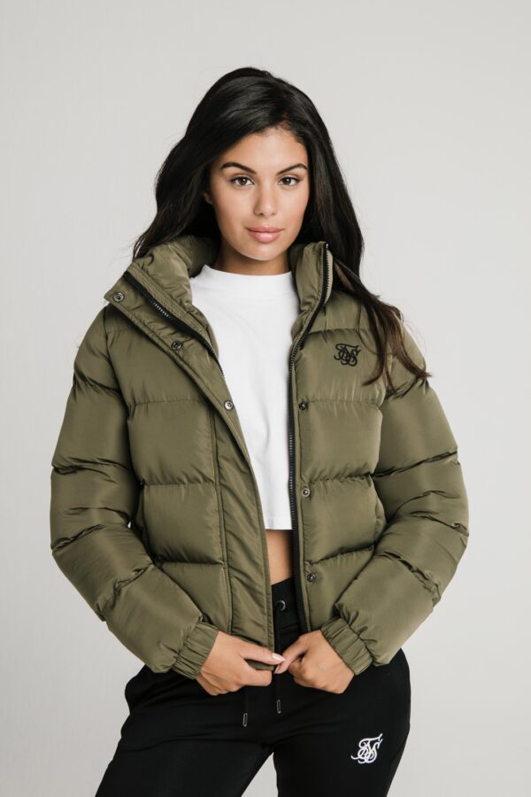 Chaqueta SIKSILK croped color verde