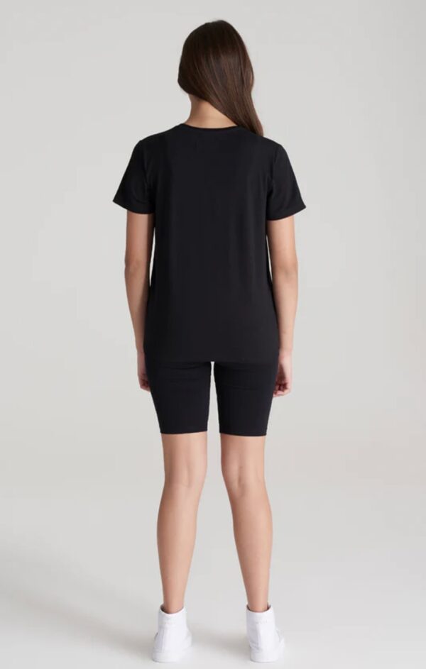 SIKSILK Ciclista " High Waist " color negro