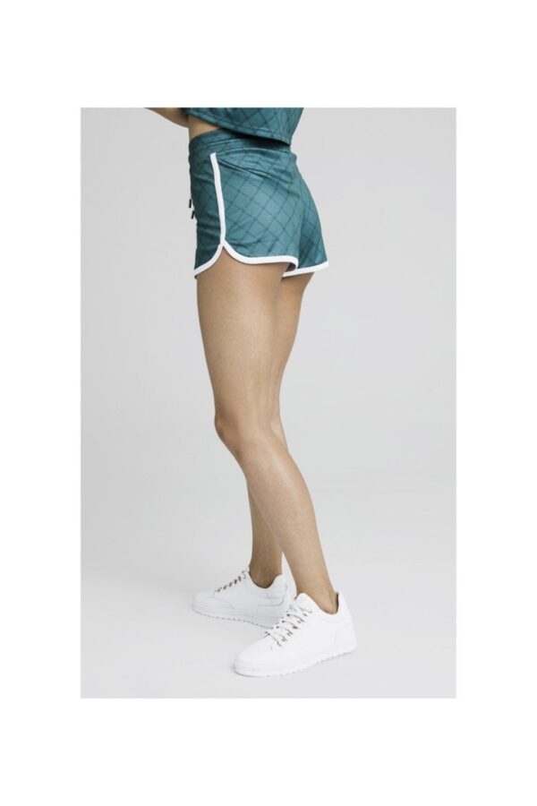 SIKSILK Shorts " Allover Print " color verde