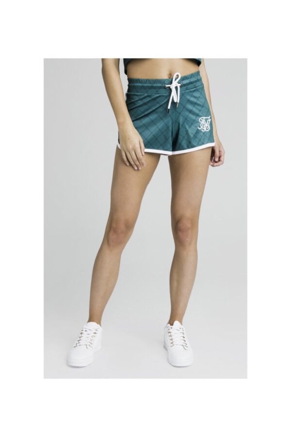 SIKSILK Shorts " Allover Print " color verde