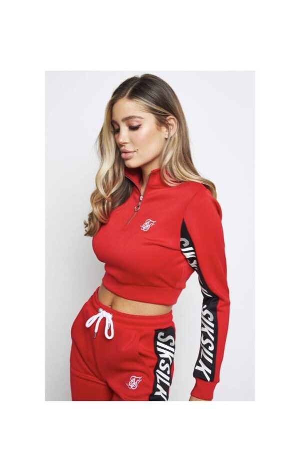 SIKSILK Sudadera "Chaser" color Rojo