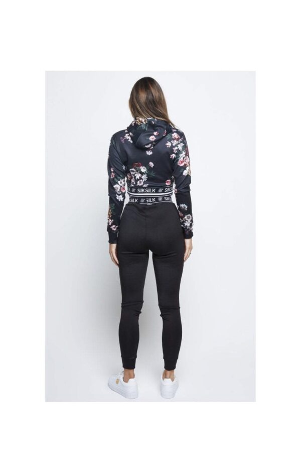 SIKSILK Sudadera con capucha estampado floral