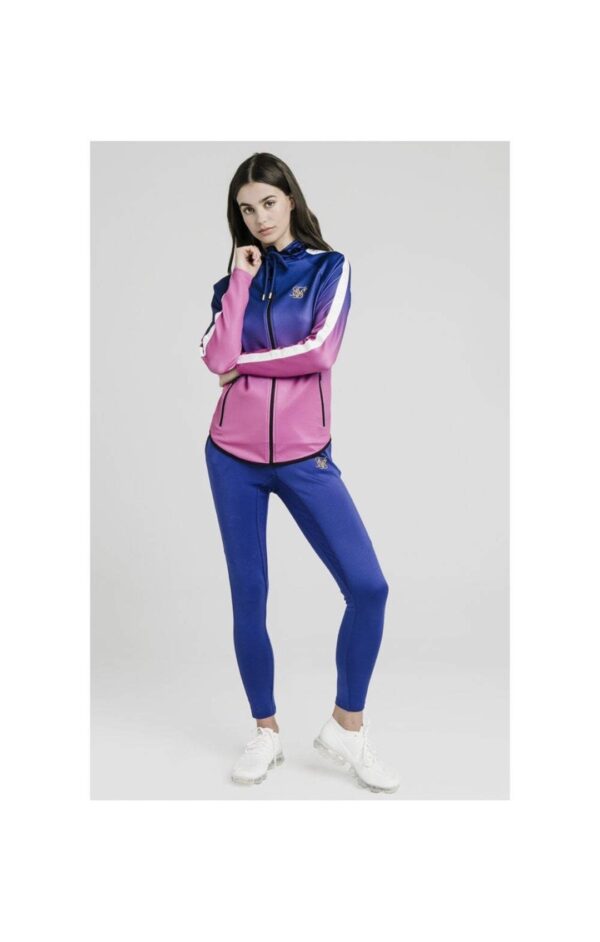 SIKSILK Chaqueta con capucha " Poly " color azul degradado
