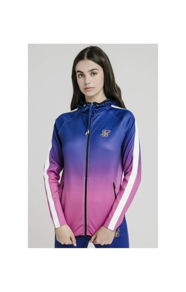 SIKSILK Chaqueta con capucha " Poly " color azul degradado