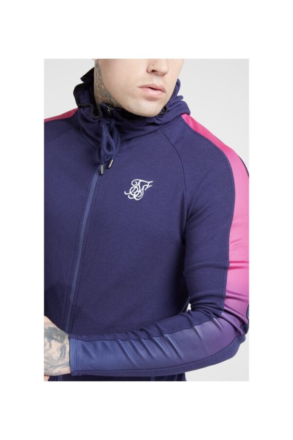 SIKSILK Chaqueta " Fade Pannel " color marino