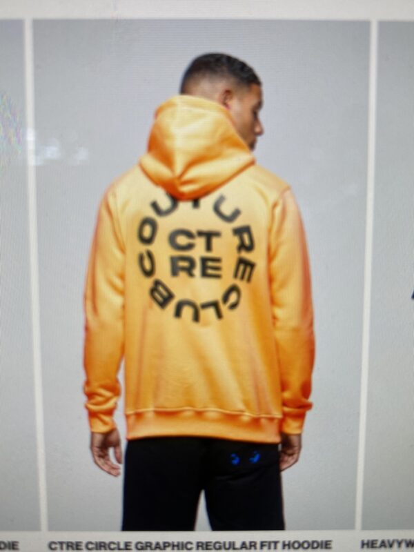 THE COUTURE CLUB Sudadera " Circle Graphic Regular " color naranja