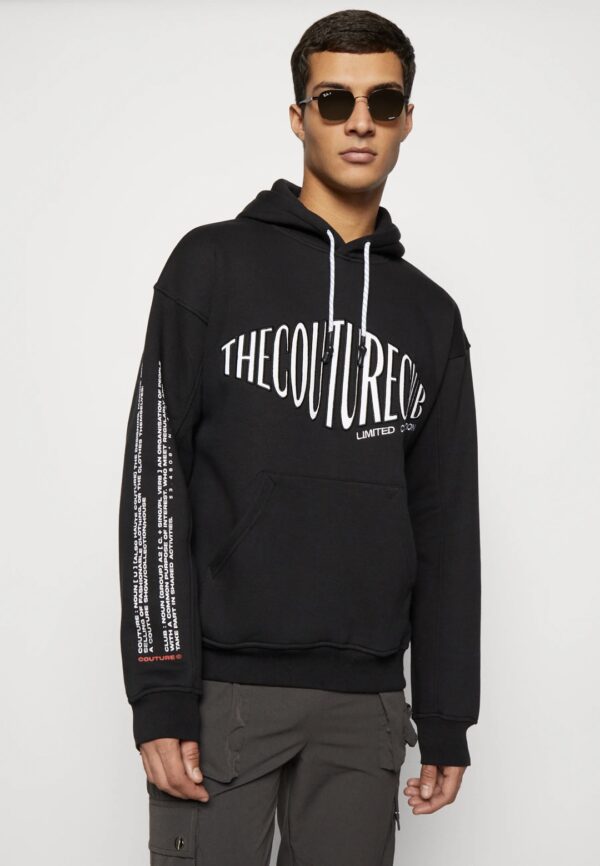 THE COUTURE CLUB Sudadera " Oversized Front Print Relaxed Fit " color negro