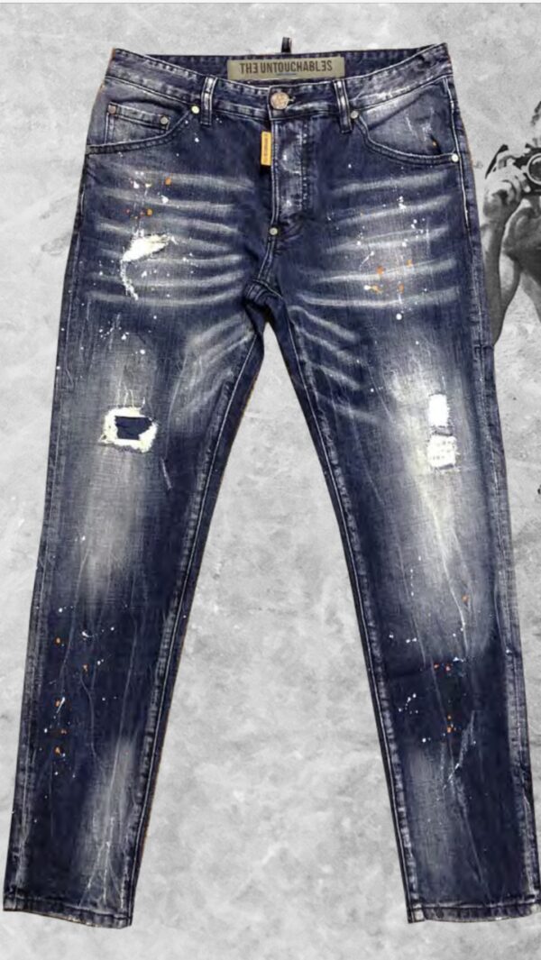 THE UNTOUCHABLES Pantalon " Carlo Iris " color azul