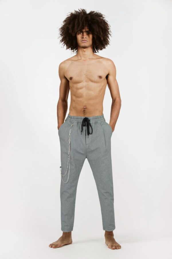 THE UNTOUCHABLES Pantalon " Twist Bag " color gris