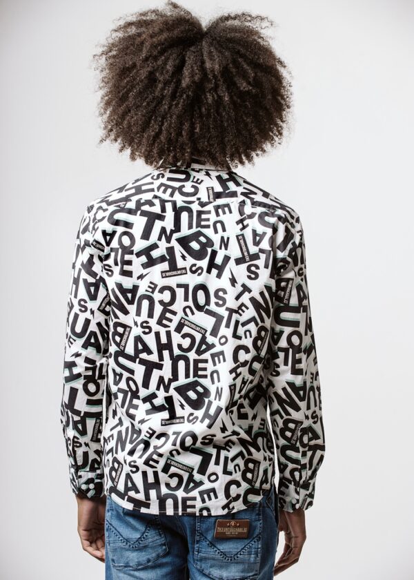 Camisa THEUNTOUCHABLES " Alphabet " color blanco