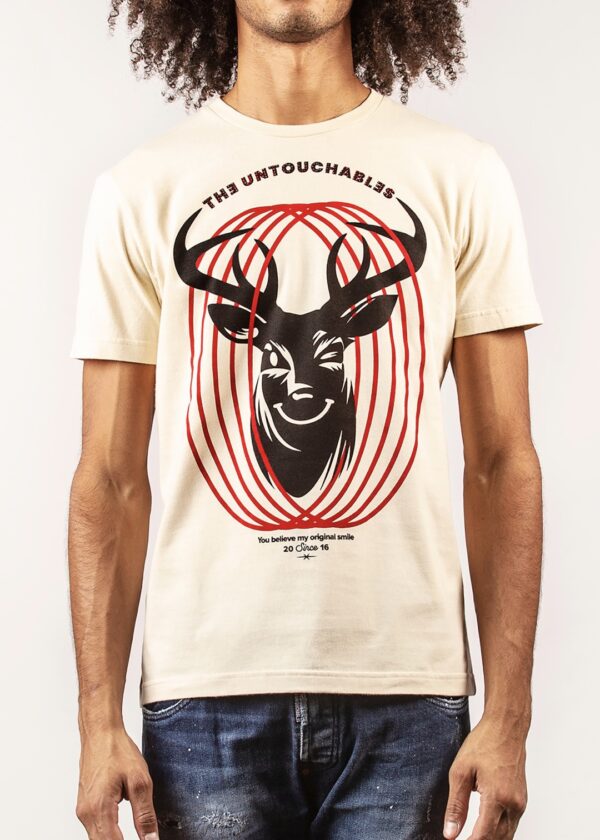 THE UNTOUCHABLES Camiseta " RENO " color crudo