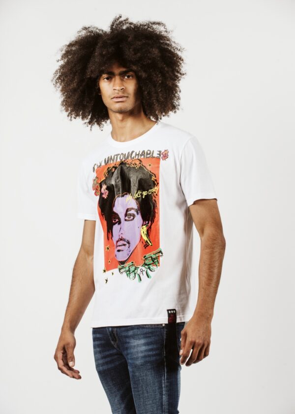THE UNTOUCHABLES Camiseta " Crazy " color blanco