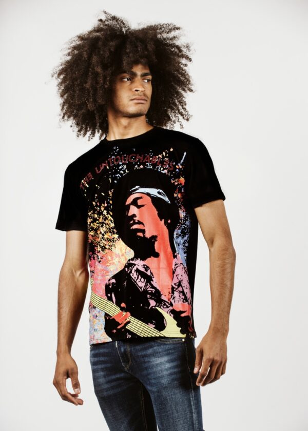 THE UNTOUCHABLES Camiseta " Jimi " color negro