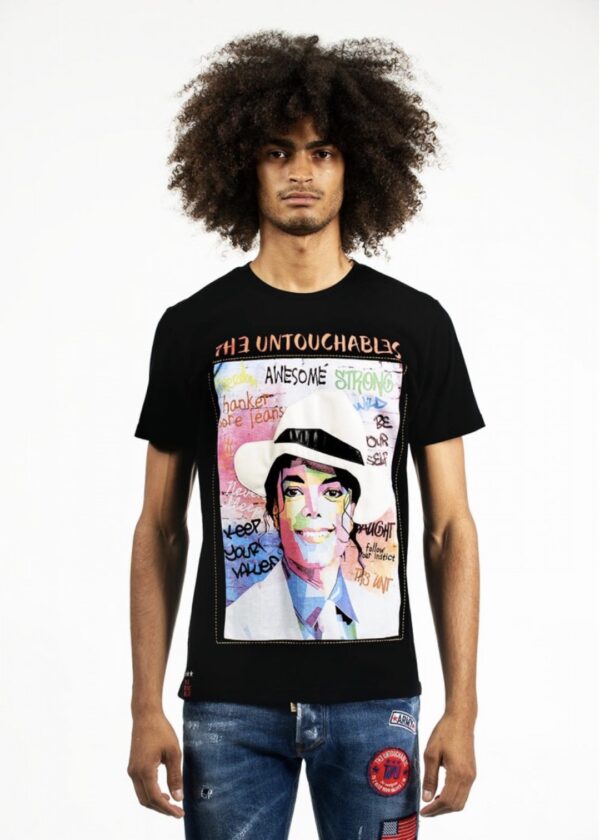 THE UNTOUCHABLES Camiseta " Art Portrait " color negro