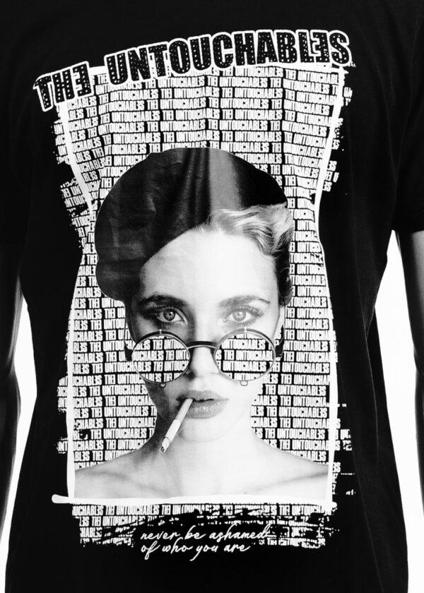 THE UNTOUCHABLES Camiseta " Woman " color negro