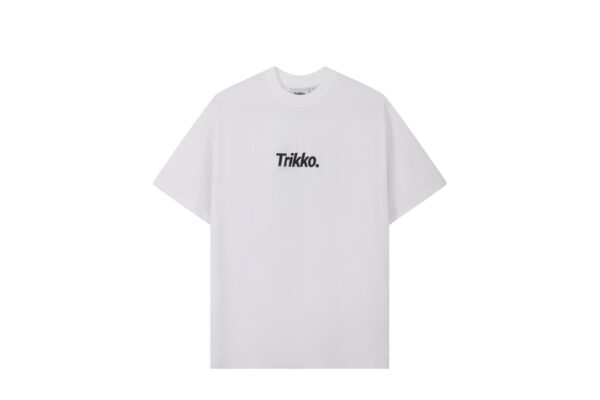 TRIKKO Camiseta "ALL HUSTLE WHITE TEE"color blanco