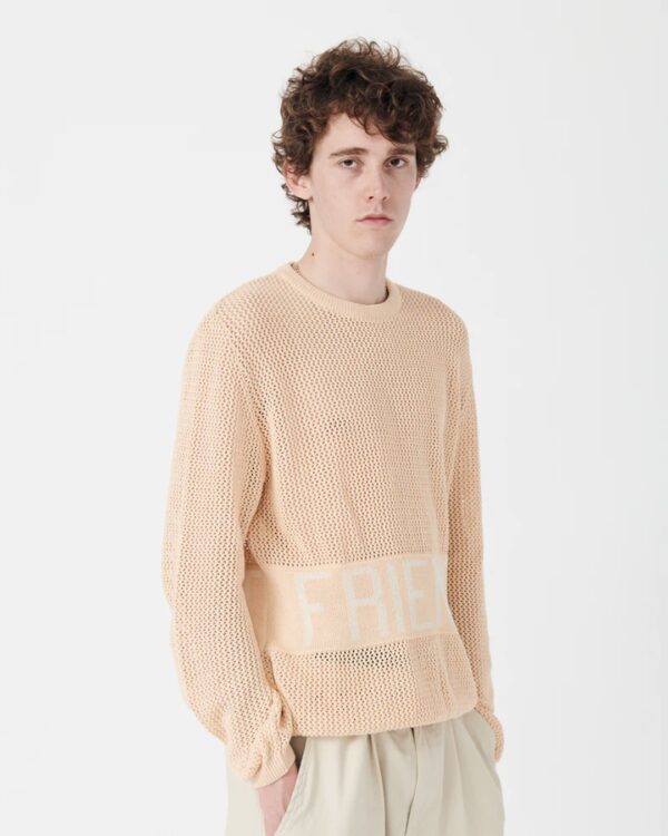 WE ARE NOT FRIENDSJersey"Friends Knit Sweater"color beige