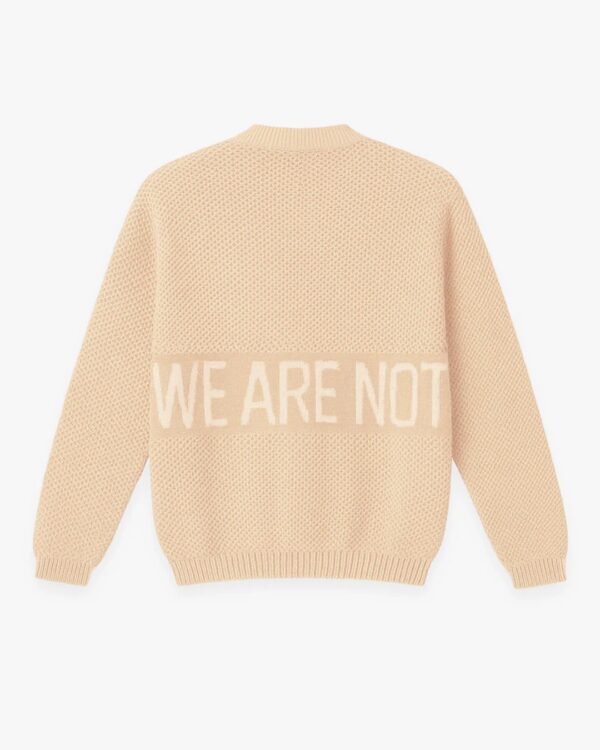 WE ARE NOT FRIENDSJersey"Friends Knit Sweater"color beige