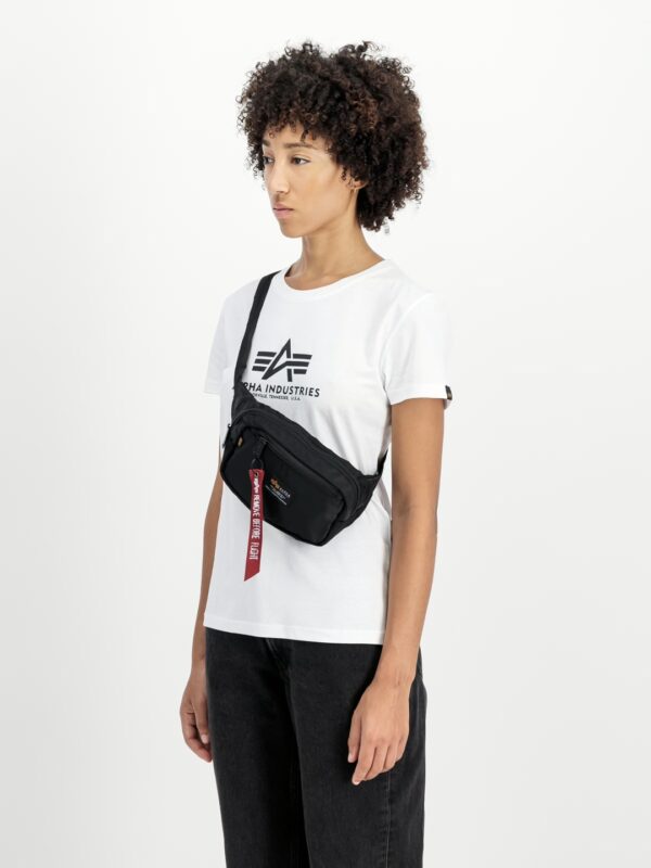 ALPHA INDUSTRIESRiñonera"Crew Waist Bag"color negro