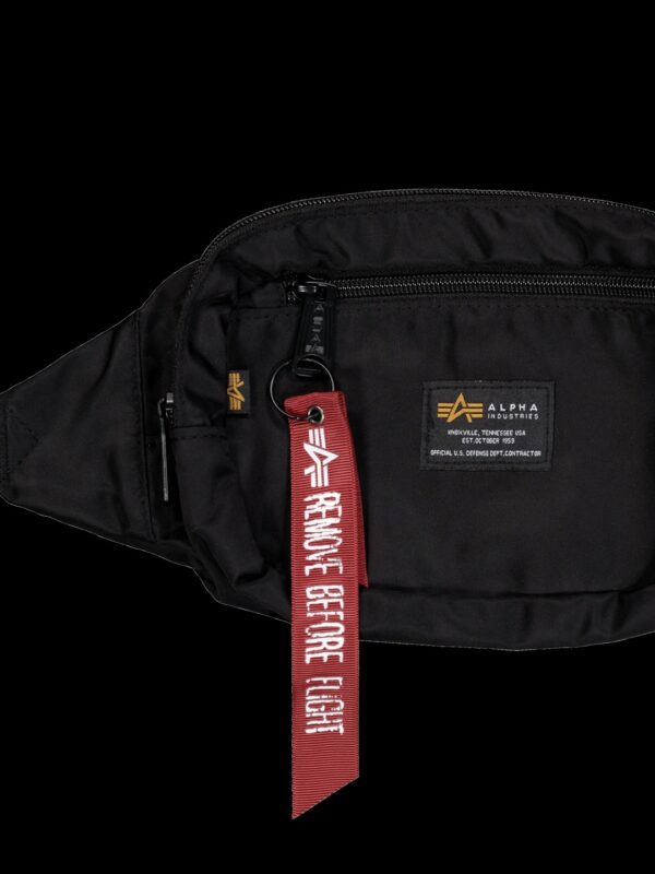 ALPHA INDUSTRIESRiñonera"Crew Waist Bag"color negro